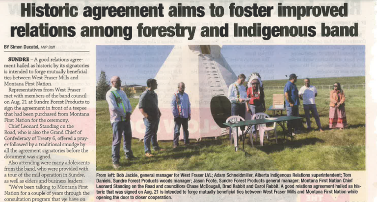 Historic Agreement Aims To Foster Improved Relations Amongst Forestry ...